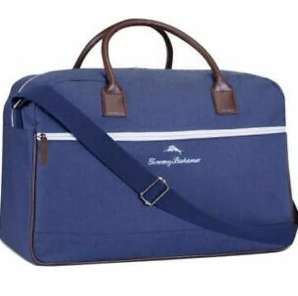 Tommy Bahama Other - Tommy Bahama Blue Overnight Duffle Carry Bag